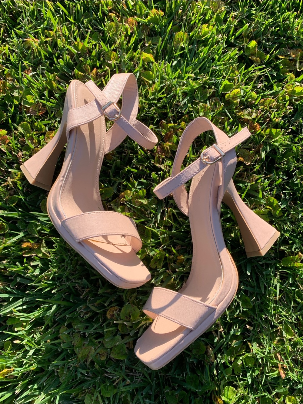 Truffle Collection Nude Heels